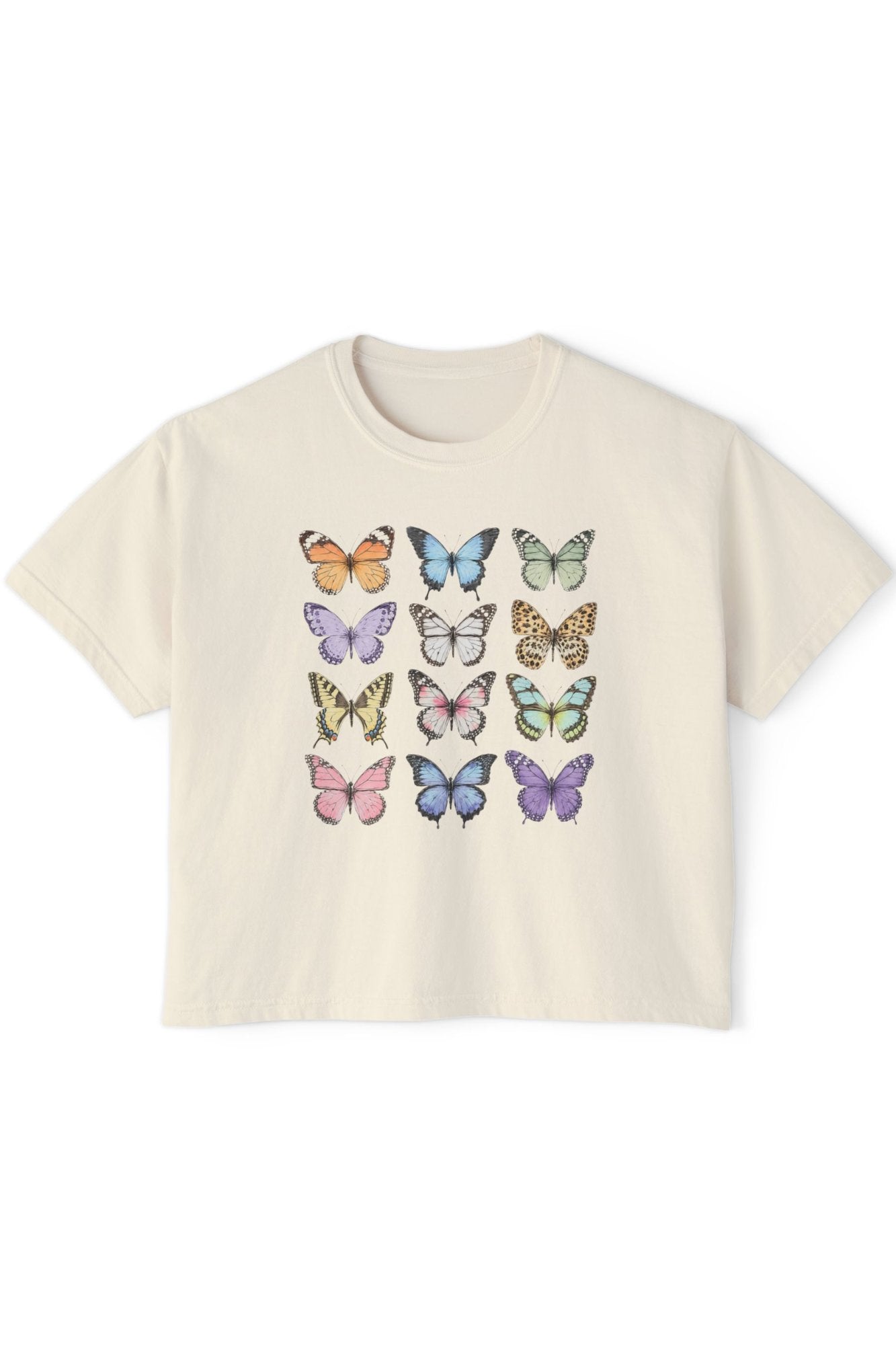 Butterfly - Boxy Tee T-Shirt Printify 