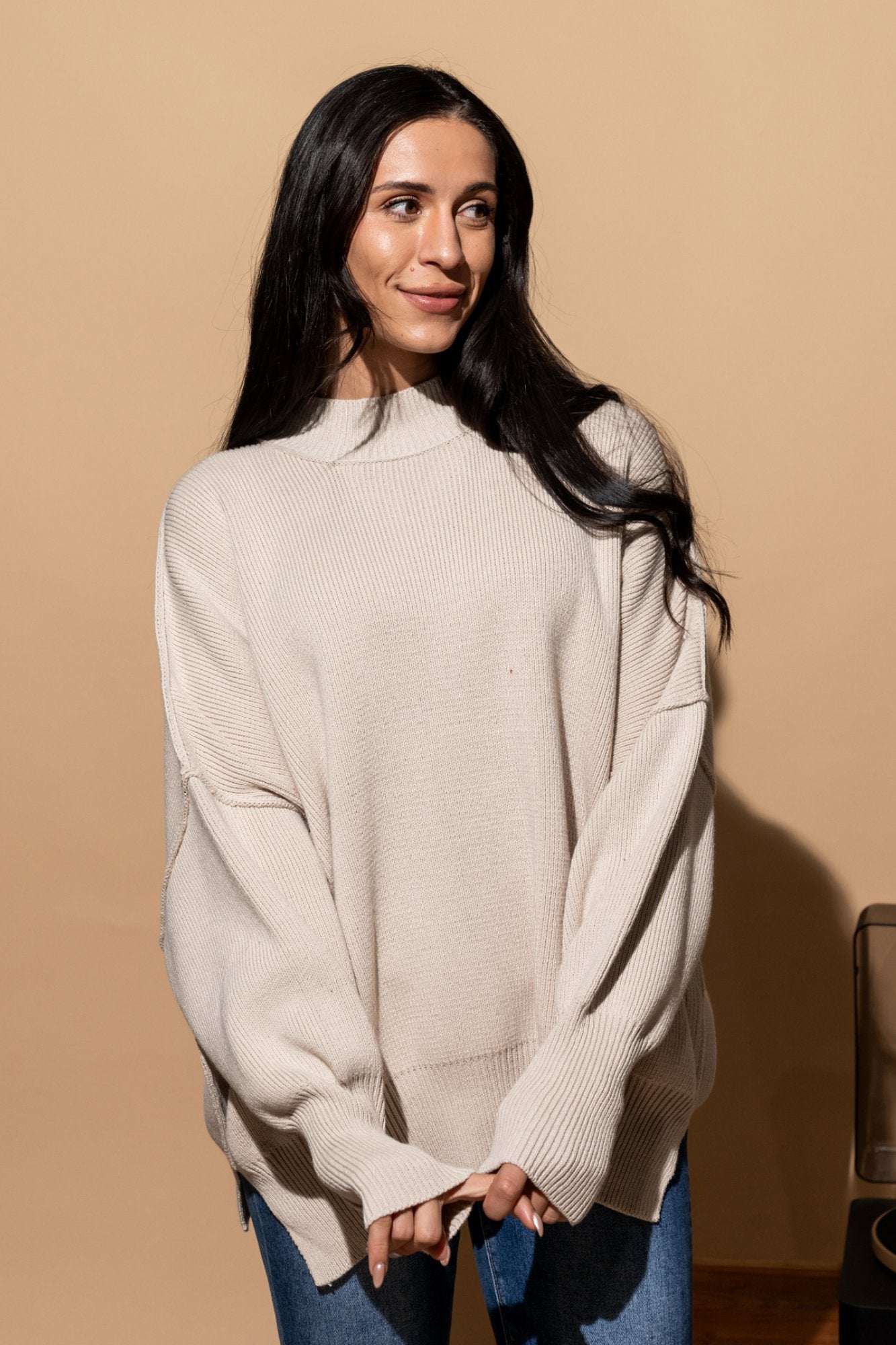 Callie Sweater in Dove Clothing Holley Girl 