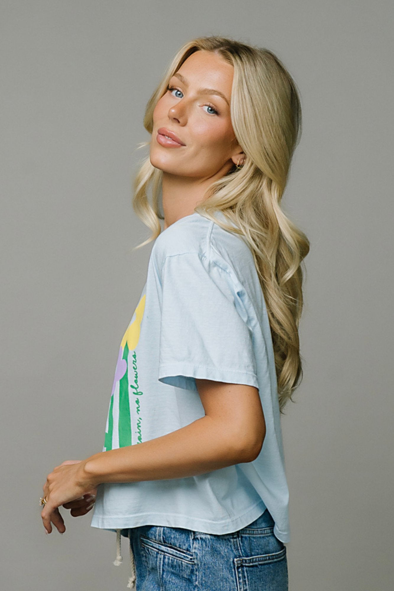 Petal Pop Boxy Tee Clothing Holley Girl 