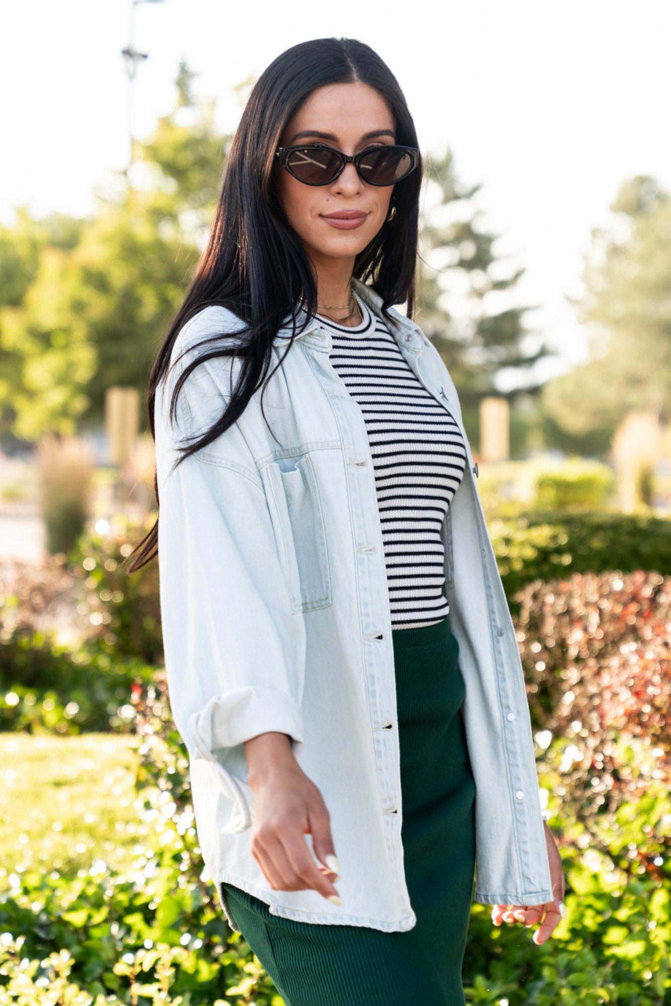 Damon Shirt Jacket in Light Clothing Holley Girl 