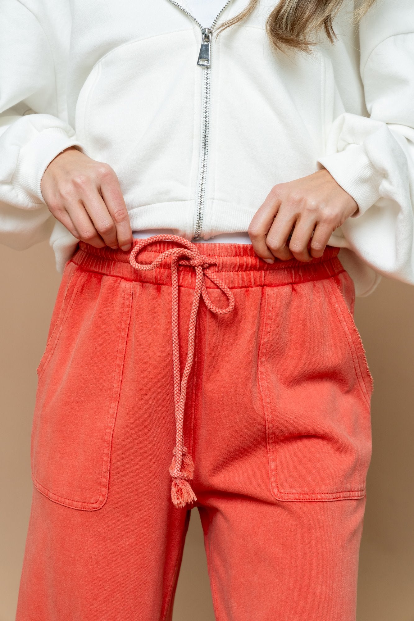 Jenkins Pant in Coral Holley Girl 