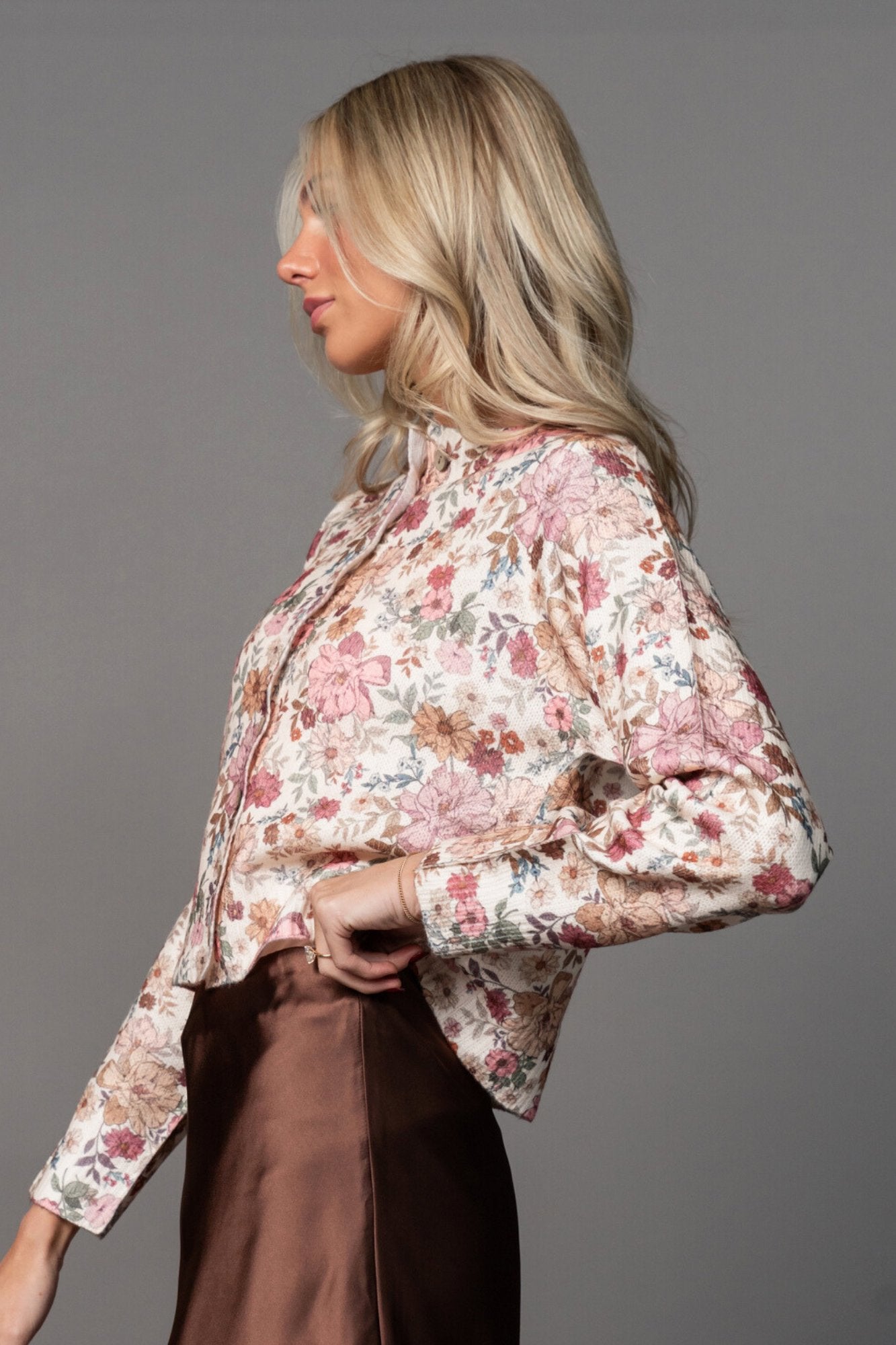 Blushin' Bloom Cardigan Clothing Holley Girl 