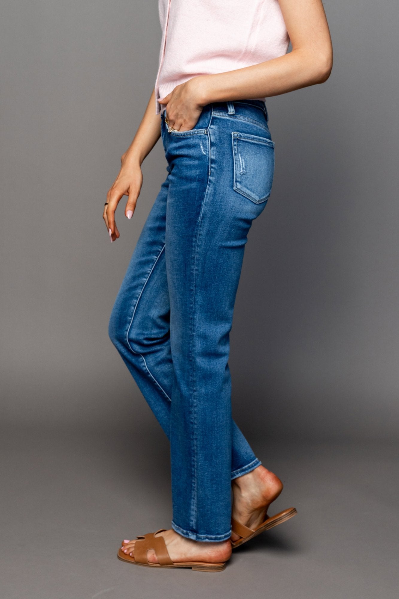 Harlow Straight Leg Jeans Clothing Holley Girl 