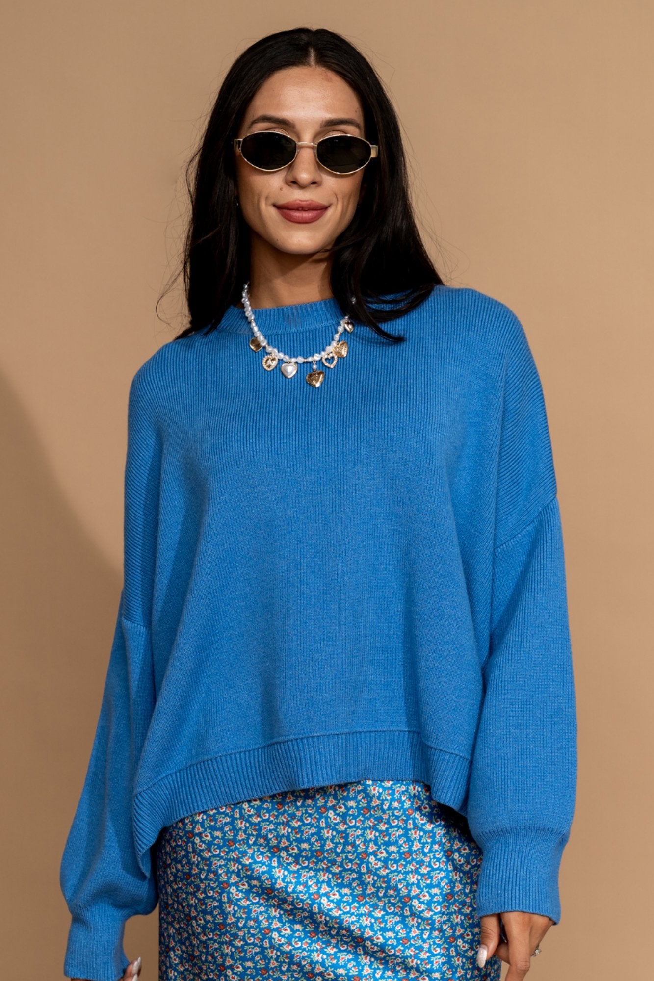 Marisol Sweater in Ocean Clothing Holley Girl 