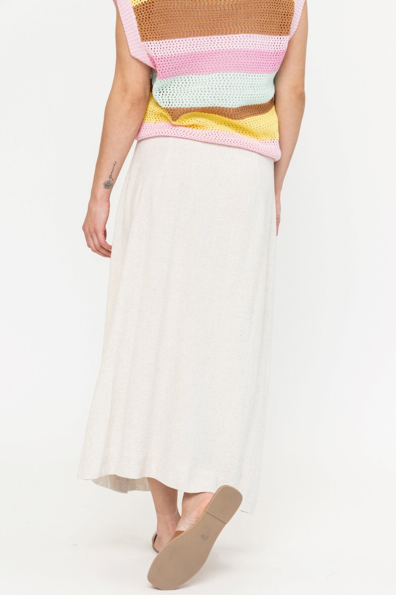 Sheldon Skirt in Natural Clothing Holley Girl 