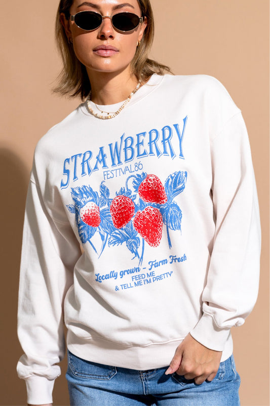 Strawberry Festival Crewneck Clothing Holley Girl 