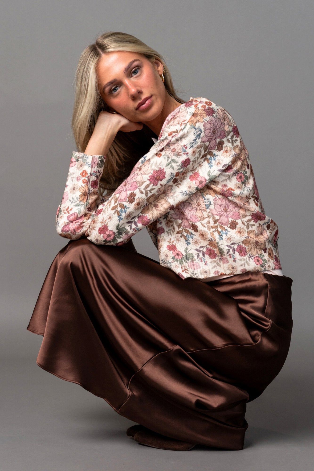 Athena Skirt in Chocolate Clothing Holley Girl 