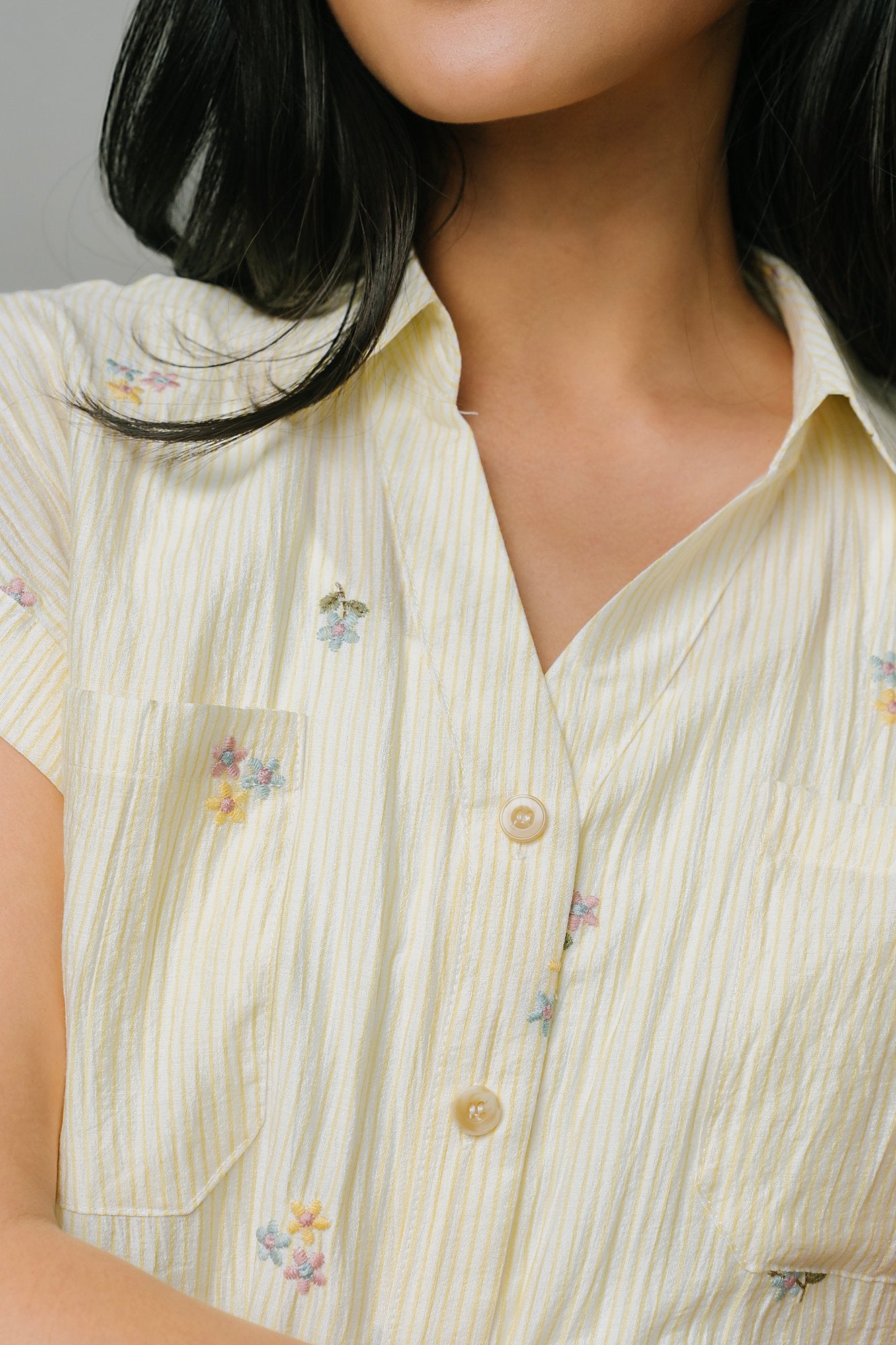 Garden Party Blouse Short Sleeve Clothing Holley Girl 