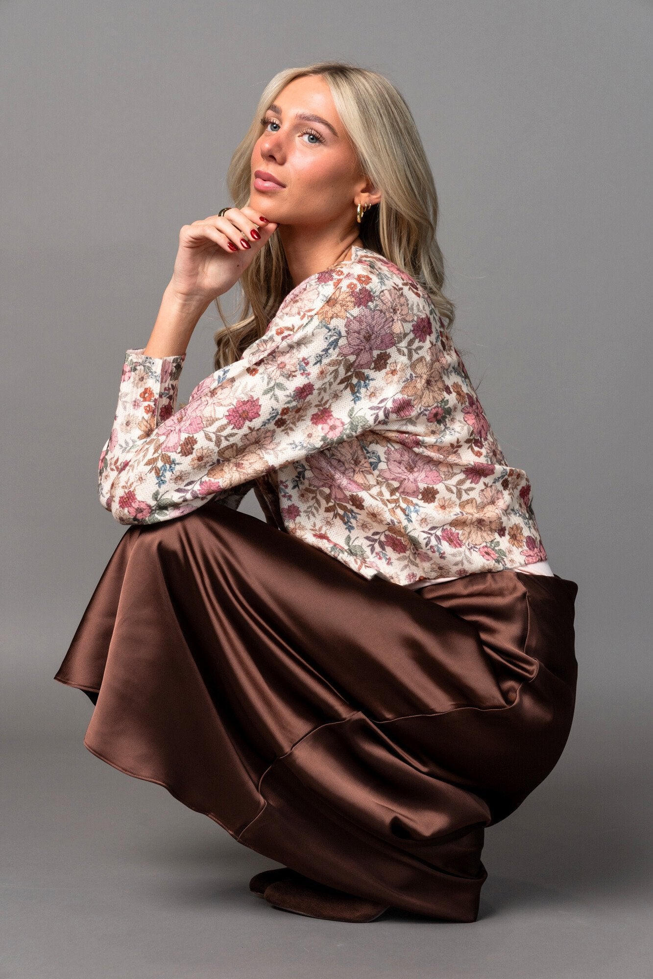 Blushin' Bloom Cardigan Clothing Holley Girl 