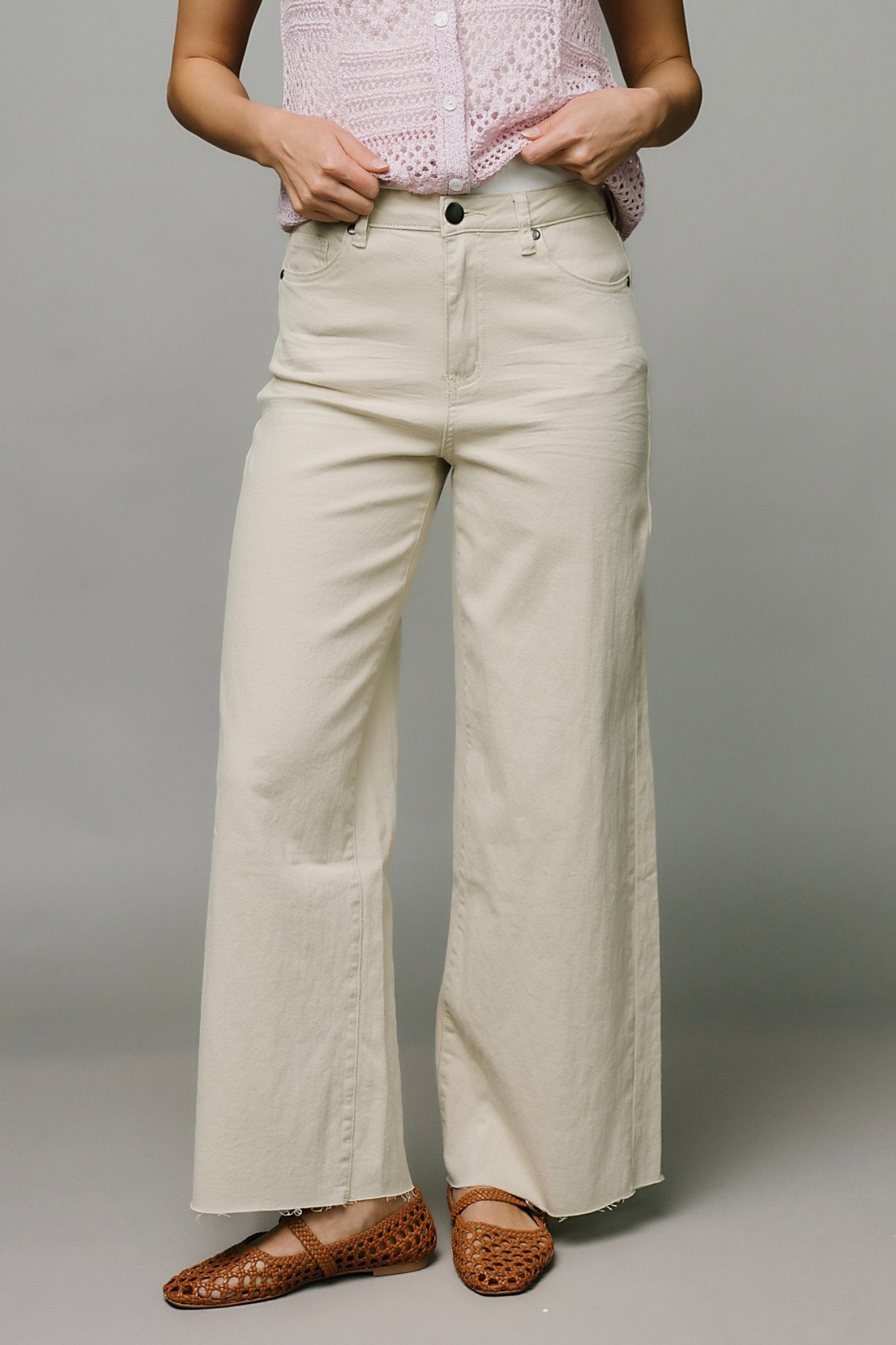 Mavis Pants in Natural Holley Girl 
