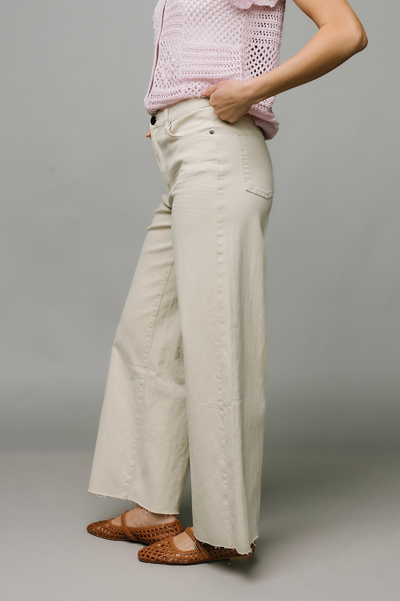 Mavis Pants in Natural Holley Girl 