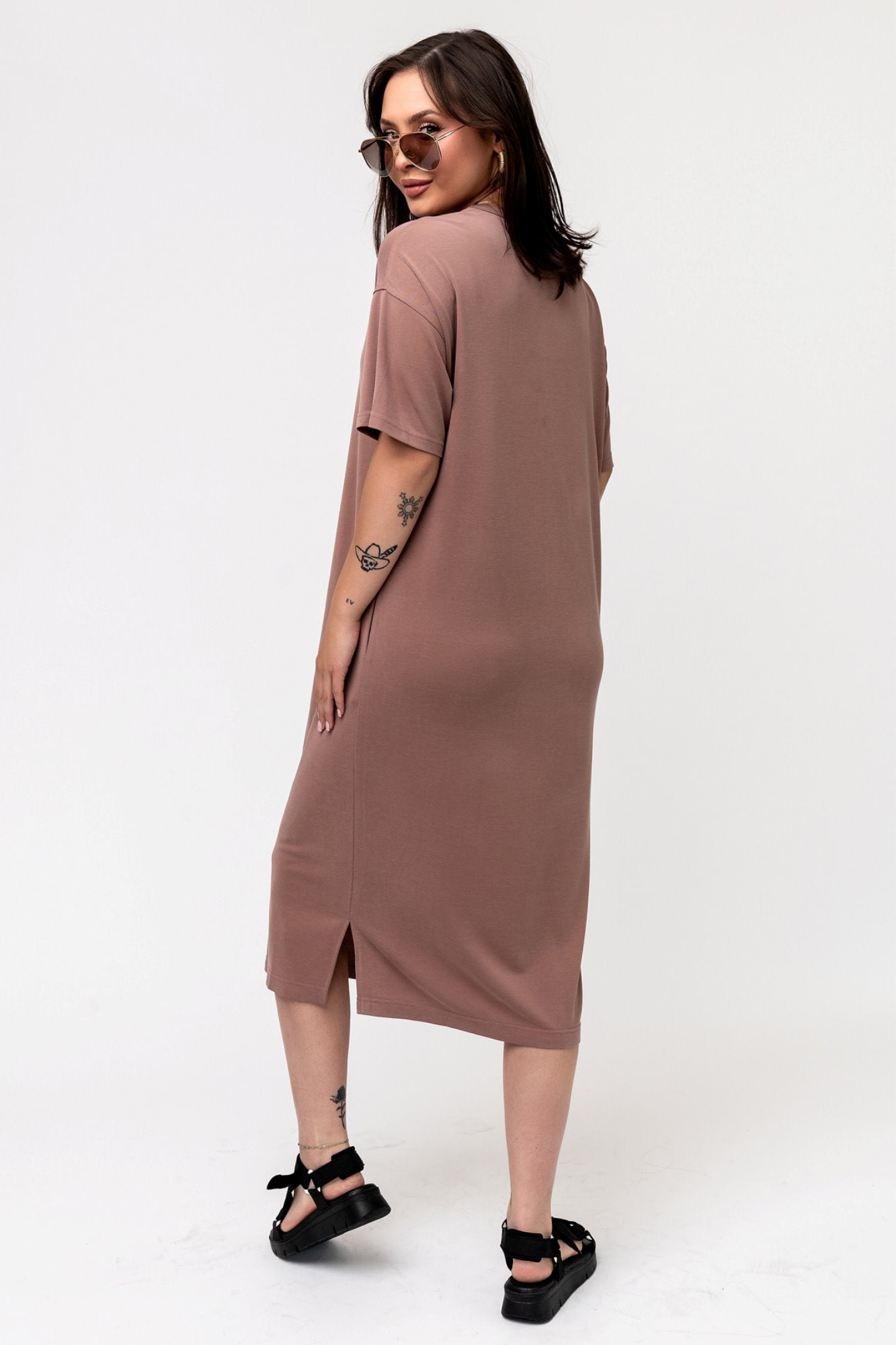 HOLLEY GIRL - Maeve Dress in Mocha (Small-3XL) Holley Girl 