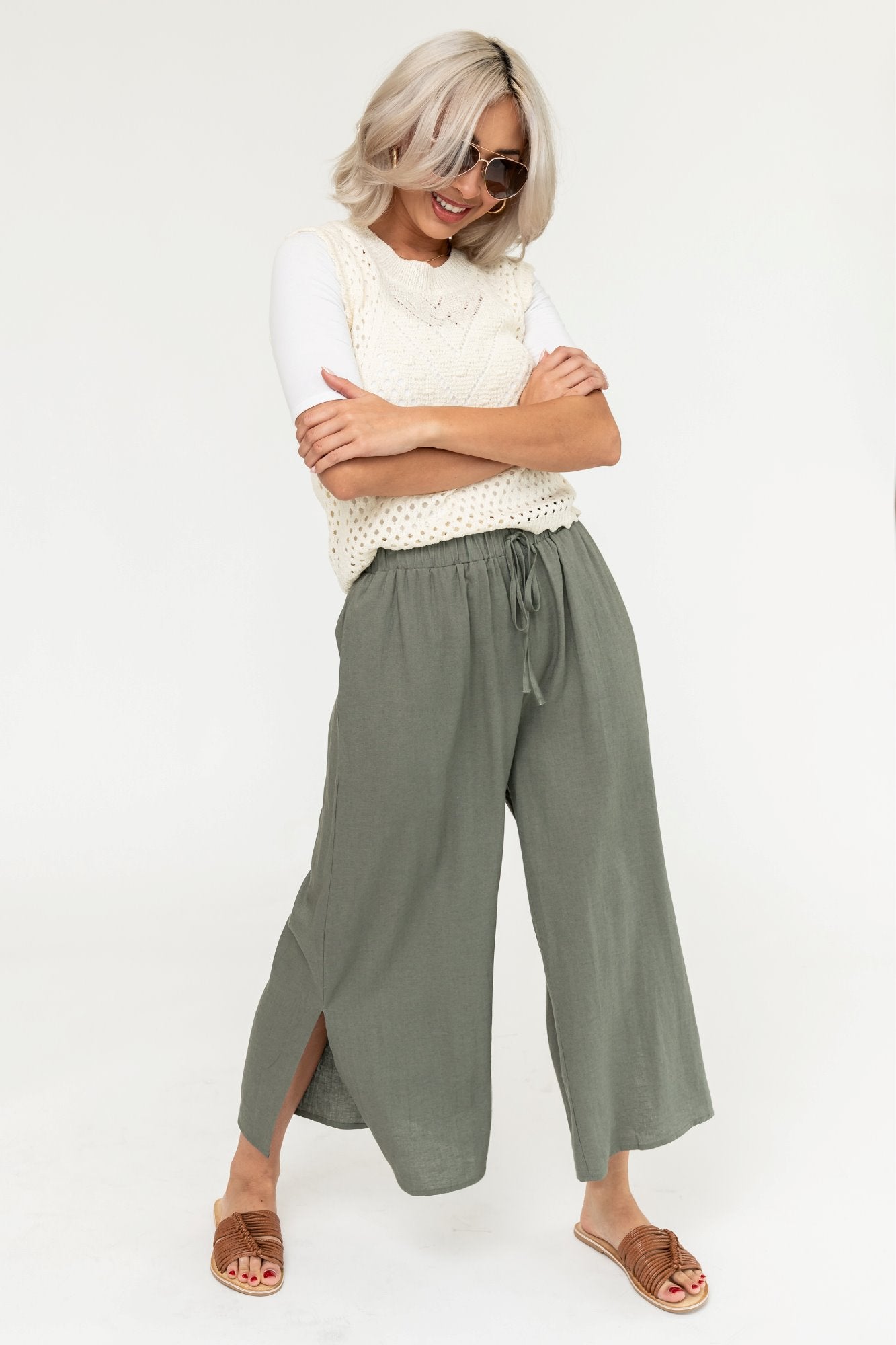 Dax Pant in Olive (Small-XL) Holley Girl 