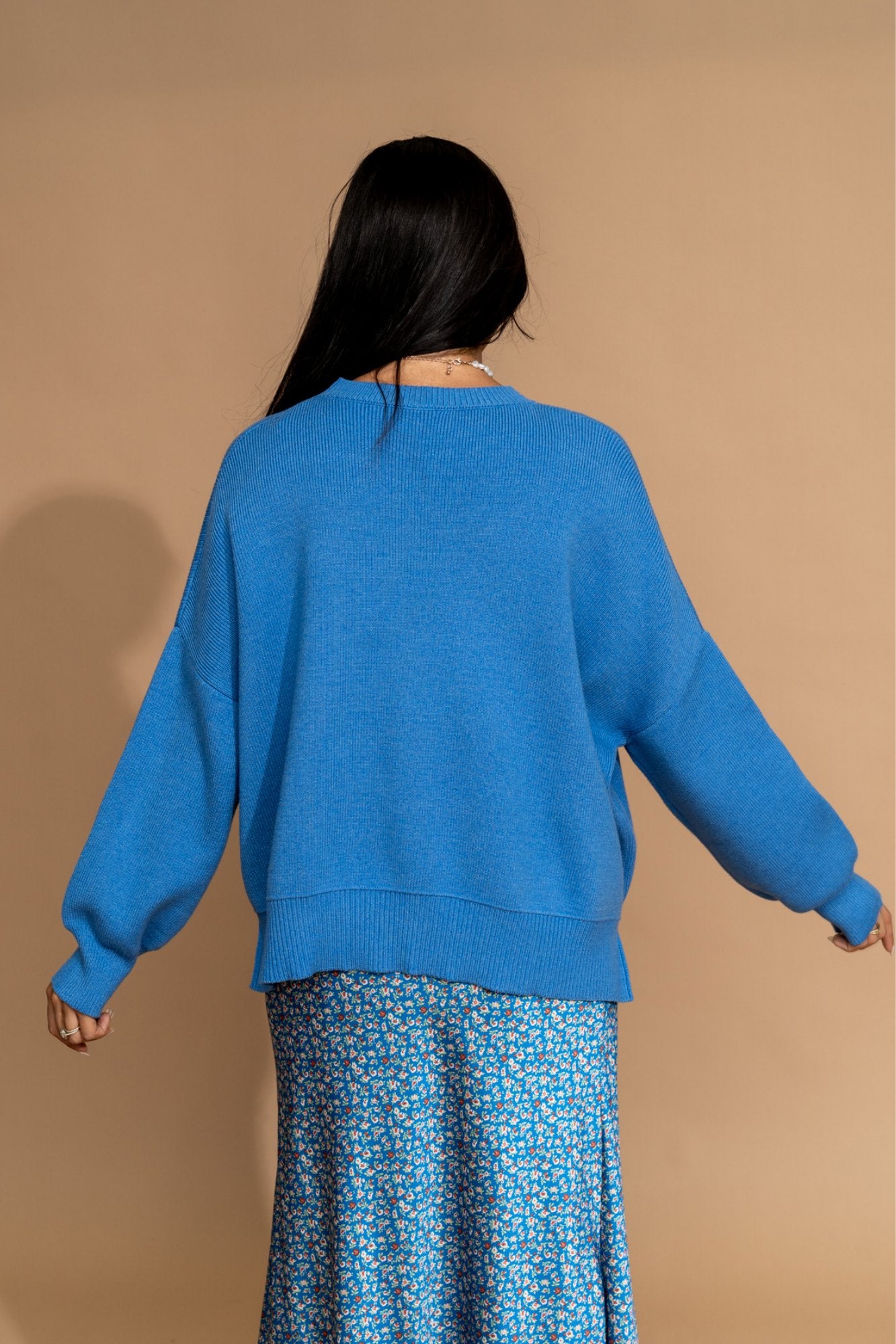 Marisol Sweater in Ocean Clothing Holley Girl 