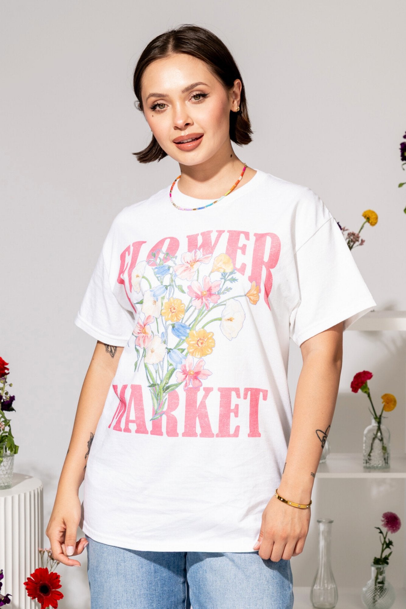 Flower Market Tee Clothing Holley Girl 