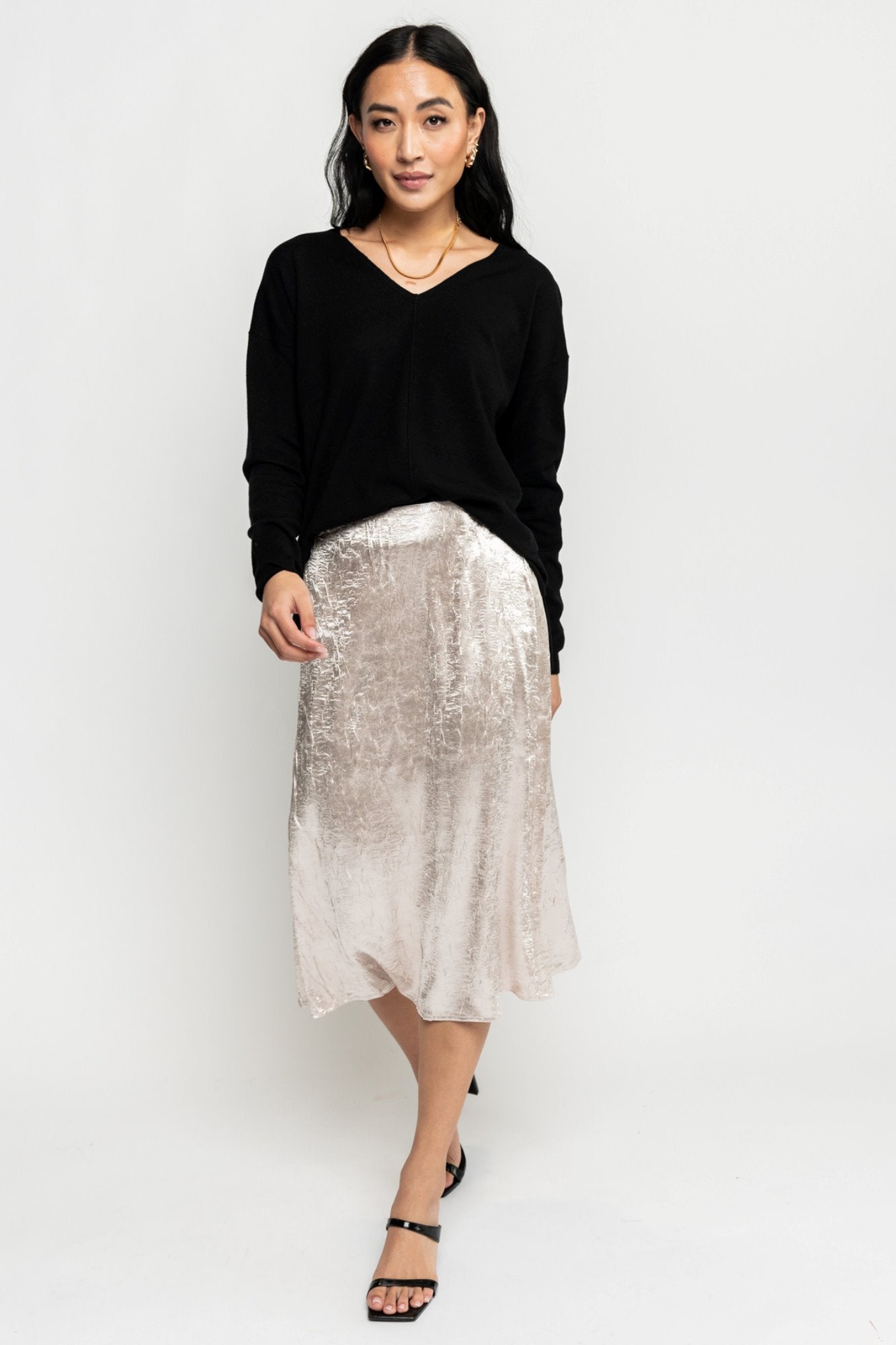 Willow Skirt in Champagne Holley Girl 