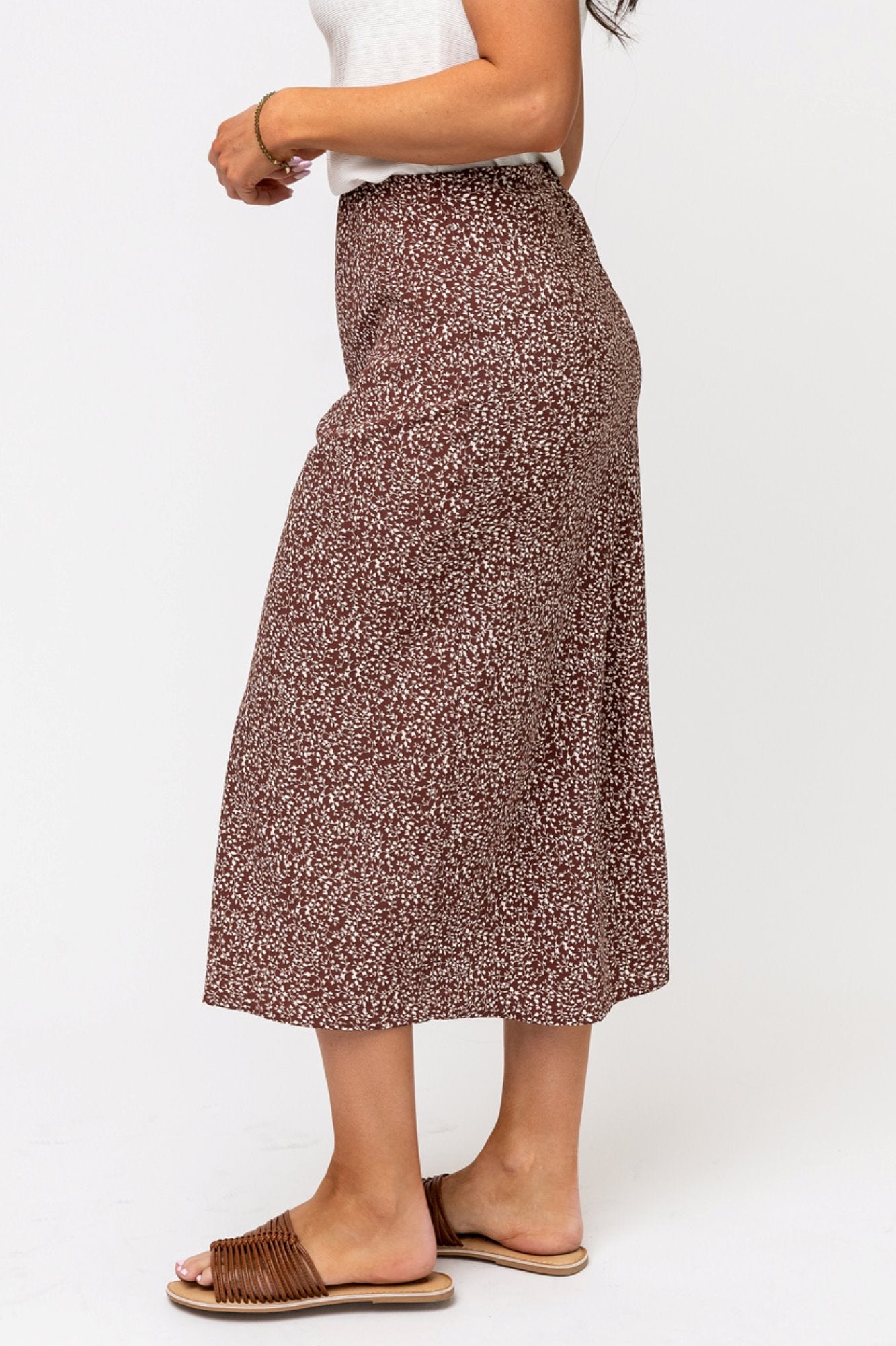 Kinsley Skirt in Brown Clothing Holley Girl 