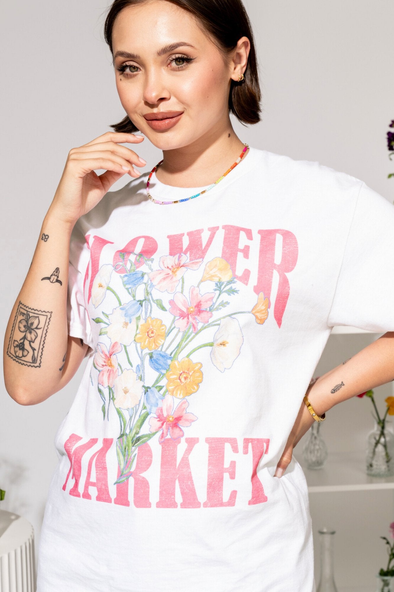 Flower Market Tee Clothing Holley Girl 