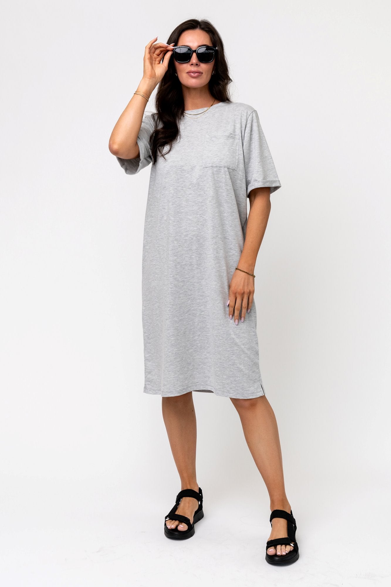 Lilo Dress in Grey (Small-XL) Holley Girl 