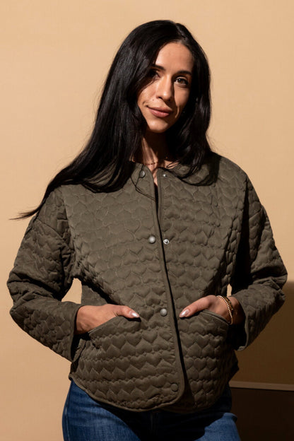 Heartfelt Quilted Jacket Clothing Holley Girl 