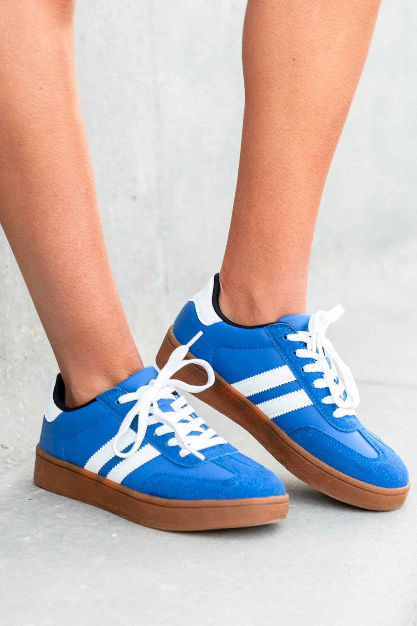 Becker Sneakers in Blue Nova Clothing Holley Girl 