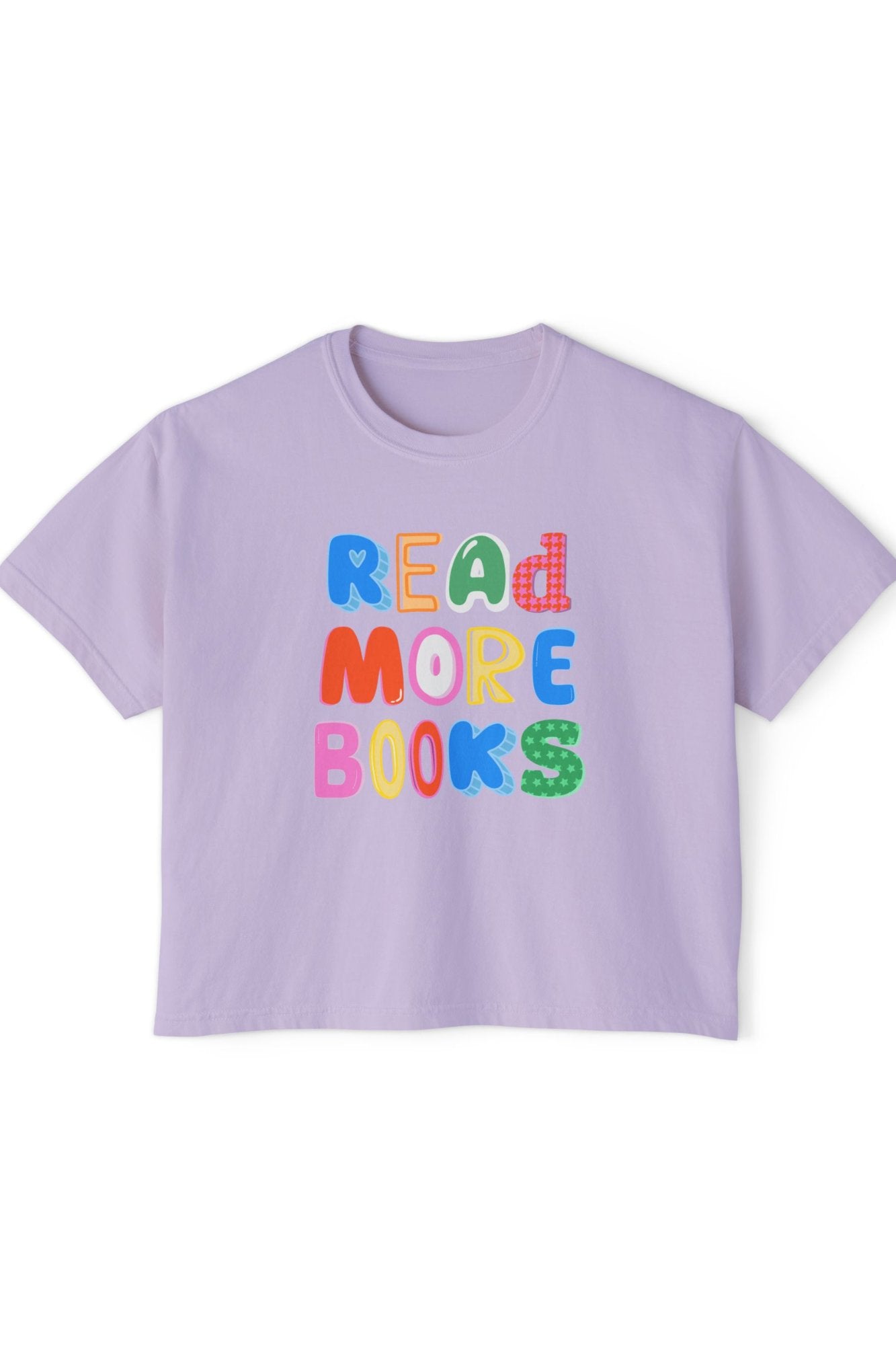 Read More Books - Boxy Tee T-Shirt Printify 