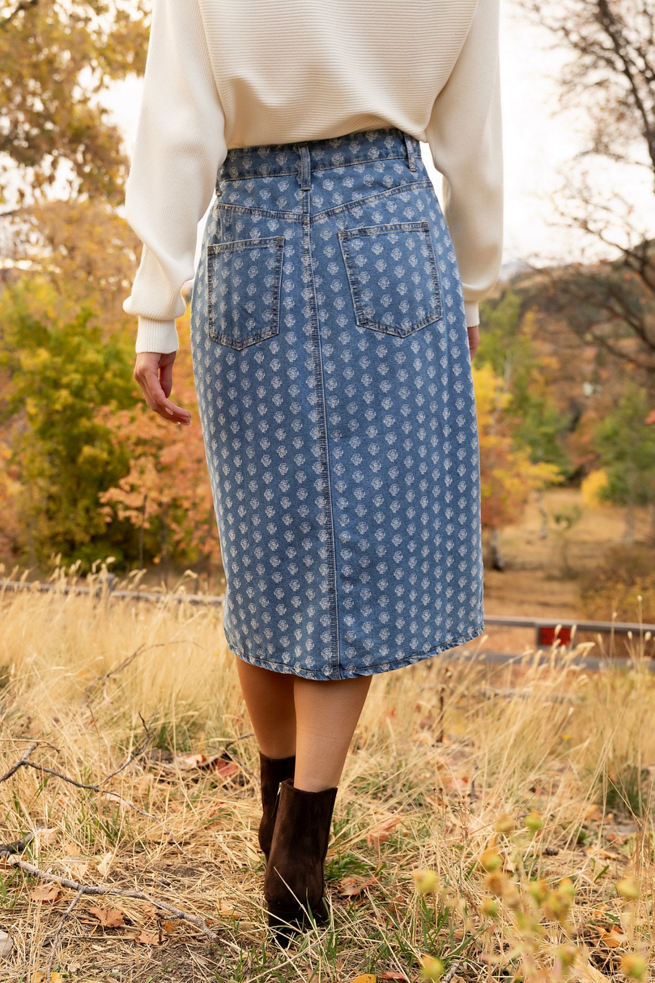 Blossom Blues Skirt Clothing Holley Girl 