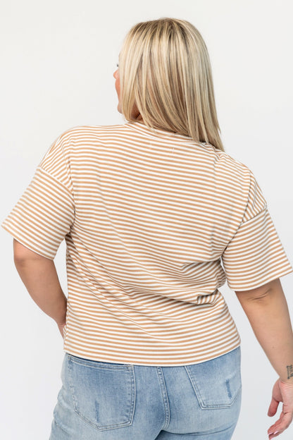 HOLLEY GIRL - Bliss Tee in Mocha (Small-3XL) Holley Girl 