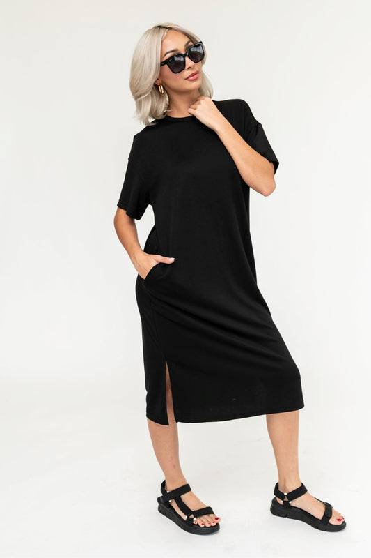 Maeve Dress in Black Holley Girl 