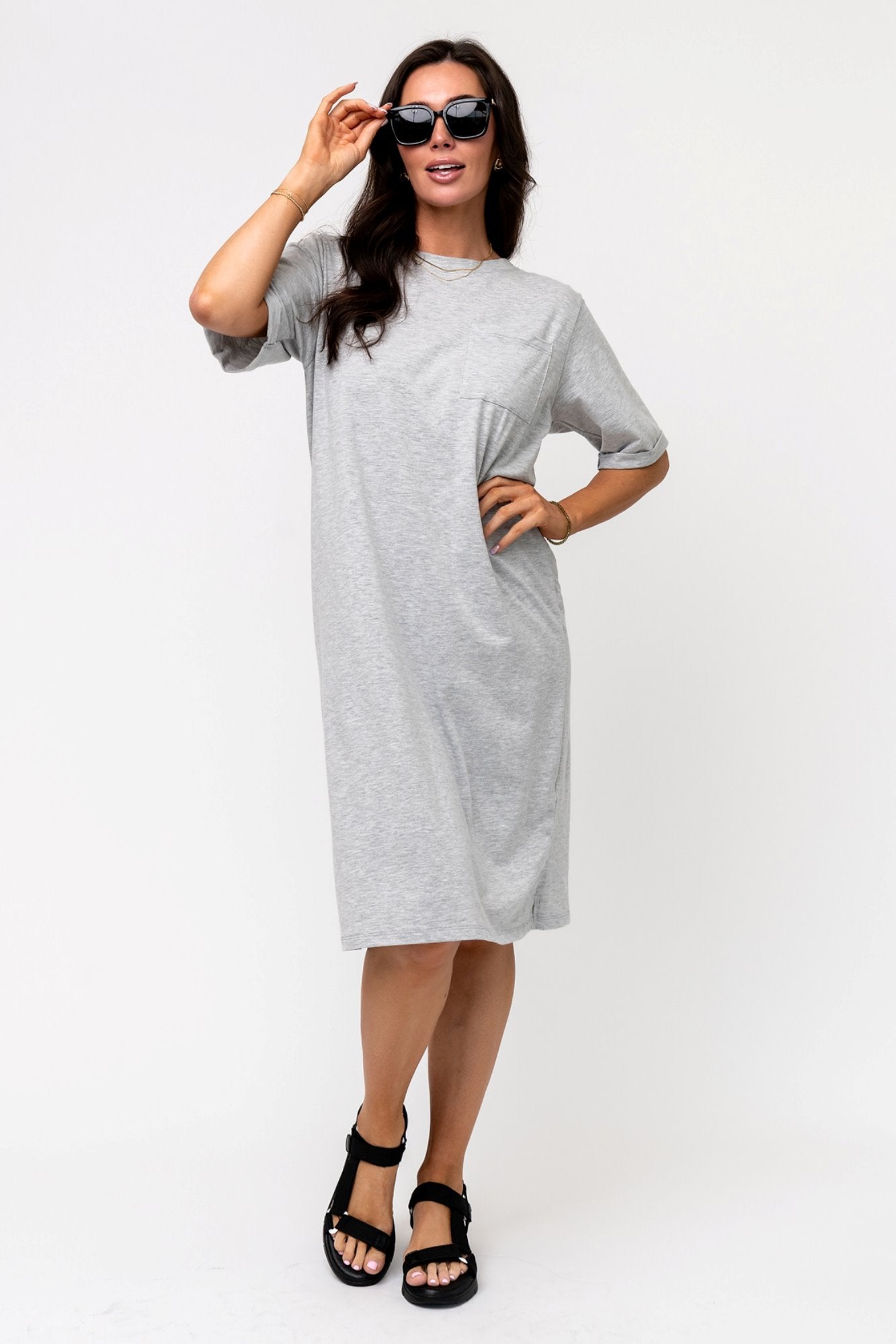 Lilo Dress in Grey (Small-XL) Holley Girl 