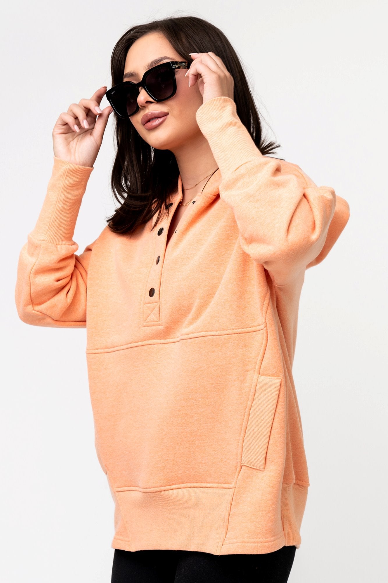 Tommy Hoodie in Sherbert Holley Girl 