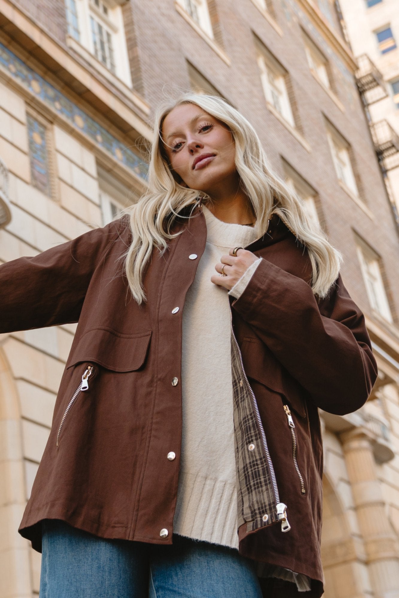 Hastings Jacket in Chocolate Clothing Holley Girl 