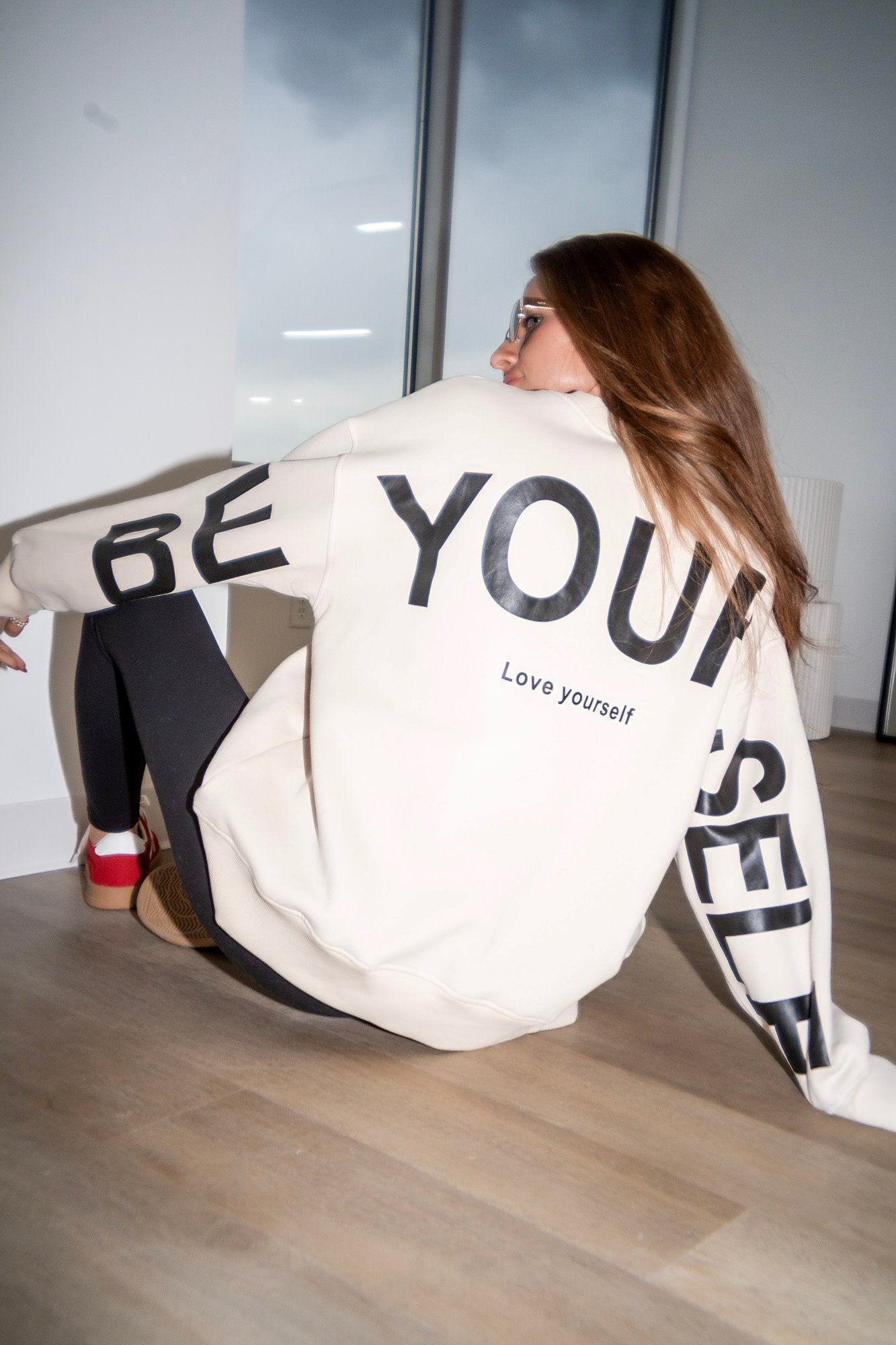 Love Yourself Crewneck Clothing Holley Girl 