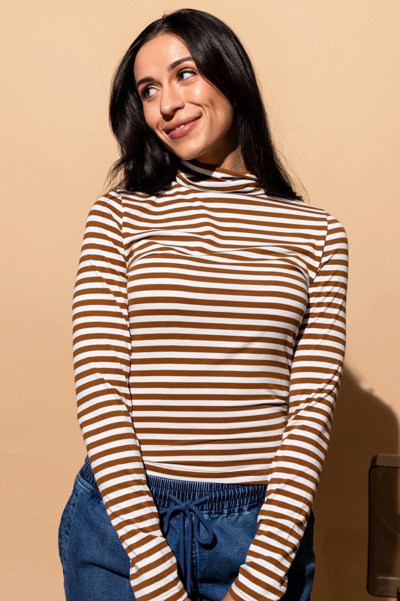 Rebel Top in Caramel Clothing Holley Girl 