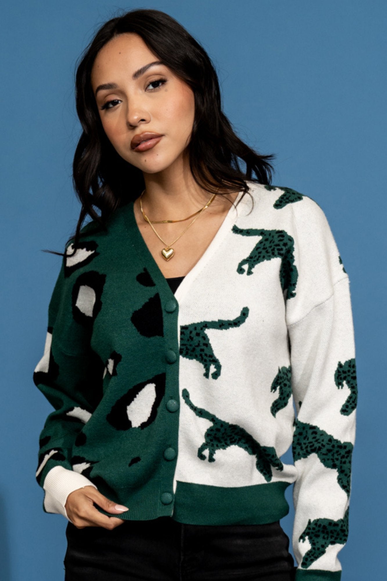 Leopard Luxe Cardigan Clothing Holley Girl 