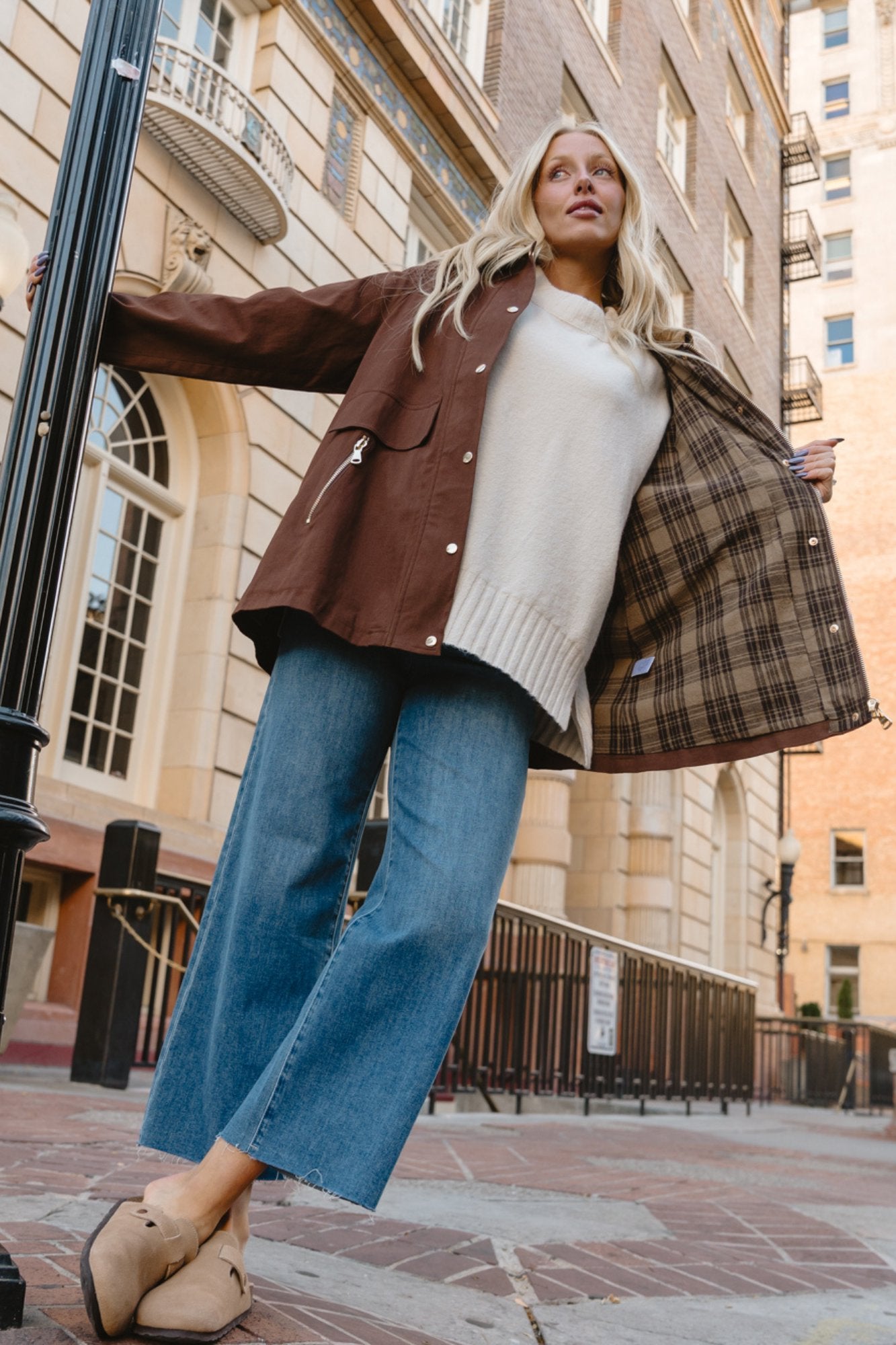 Hastings Jacket in Chocolate Clothing Holley Girl 