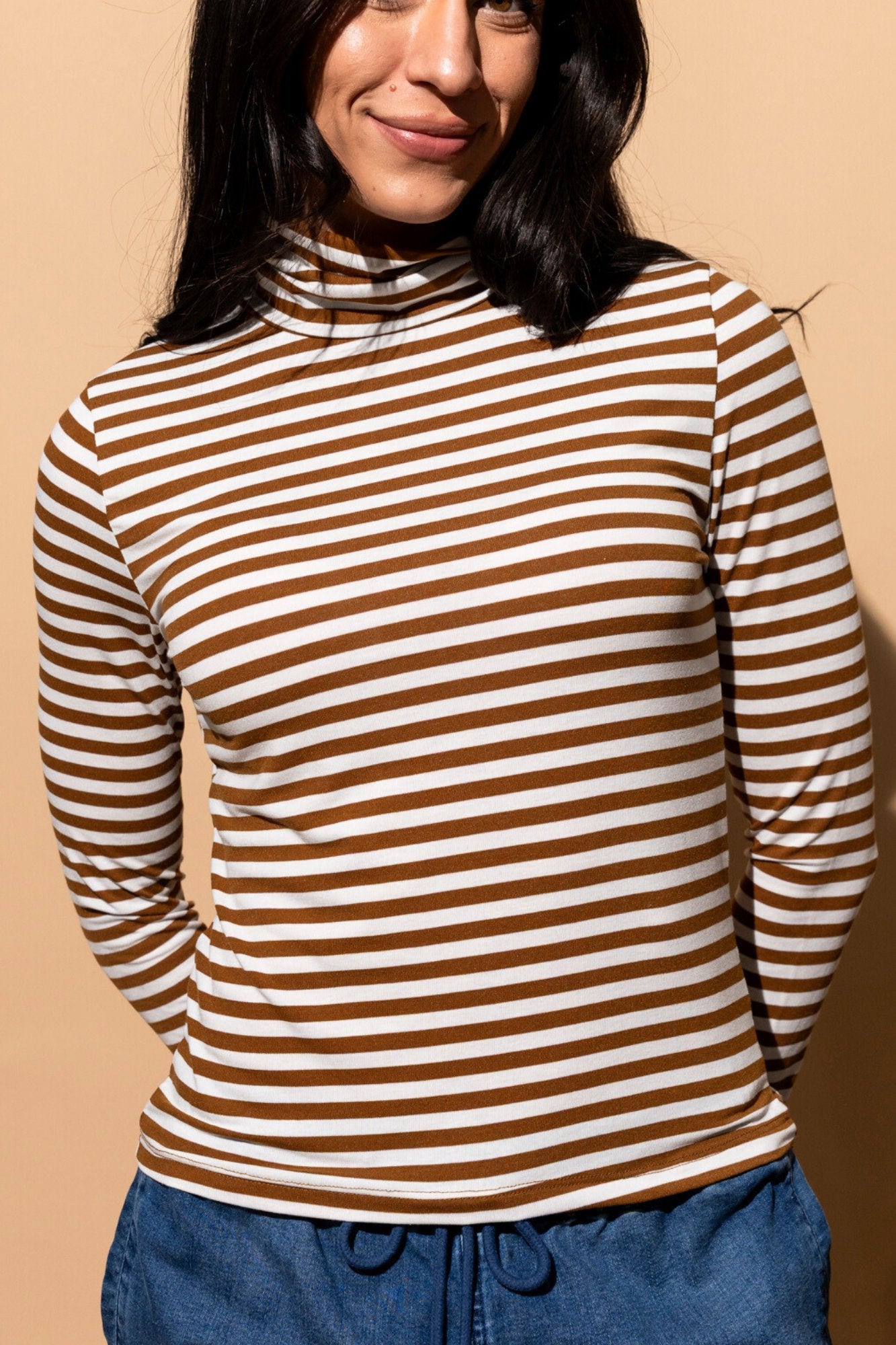 Rebel Top in Caramel Clothing Holley Girl 