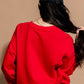 Liberty Crewneck in Red Clothing Holley Girl 