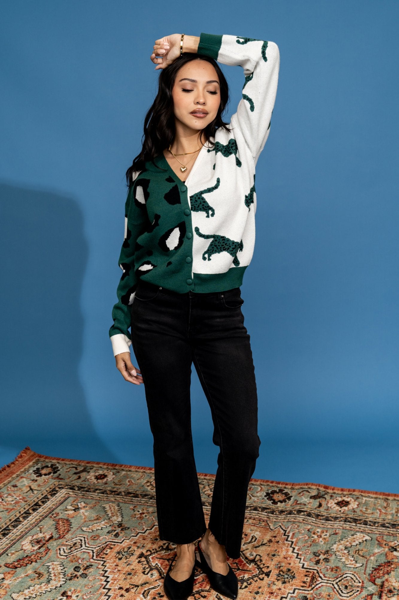 Leopard Luxe Cardigan Clothing Holley Girl 