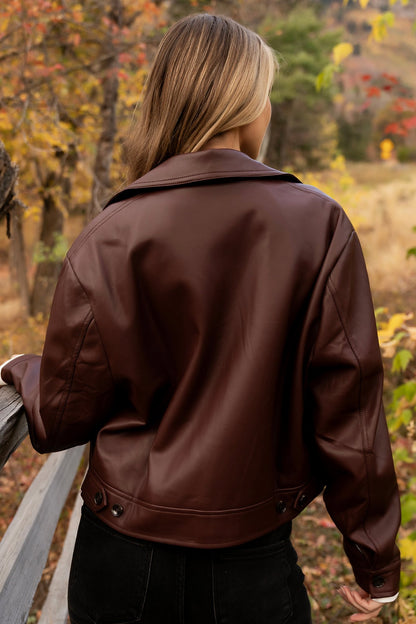 Dark Cherry Jacket Clothing Holley Girl 