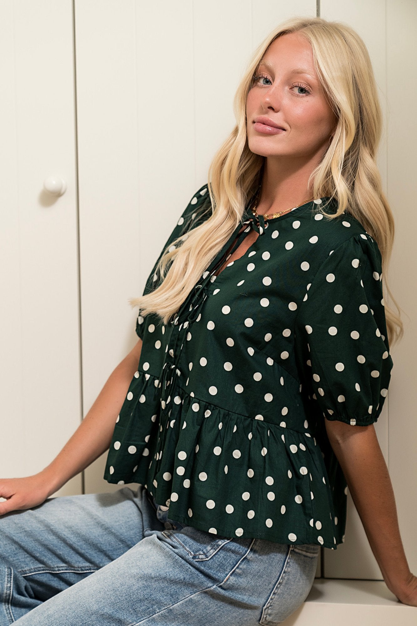 Larkin Blouse Clothing Holley Girl 