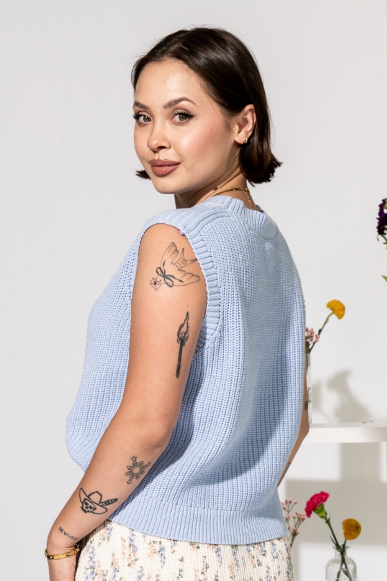 Britton Top in Sky Clothing Holley Girl 