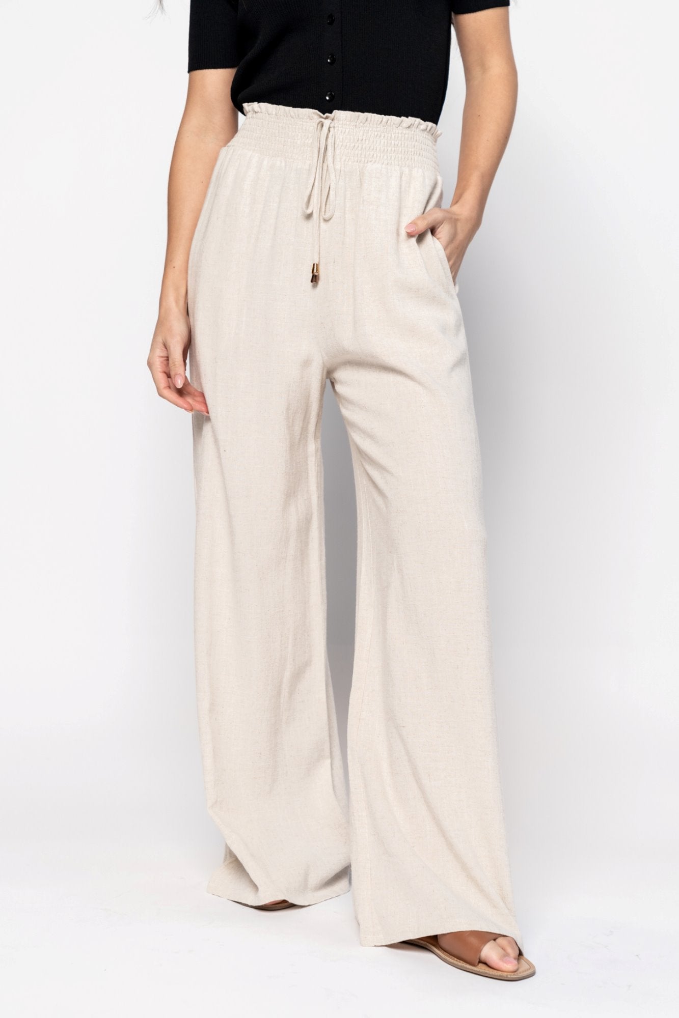 Maxwell Pants in Natural Holley Girl 