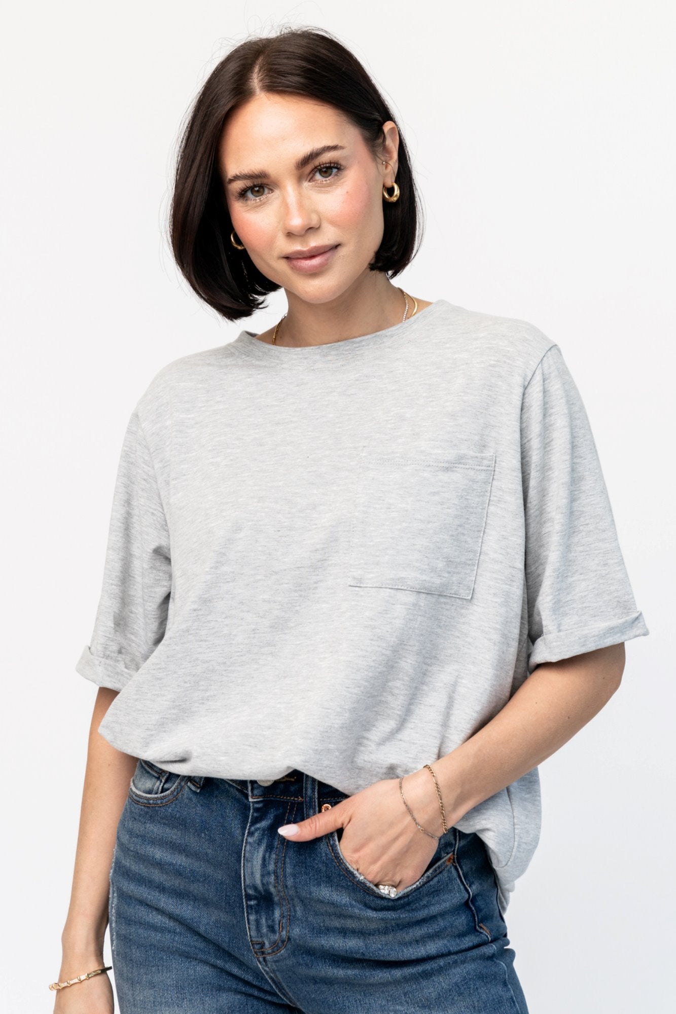 Randall Tee in Grey (Small-XL) Holley Girl 