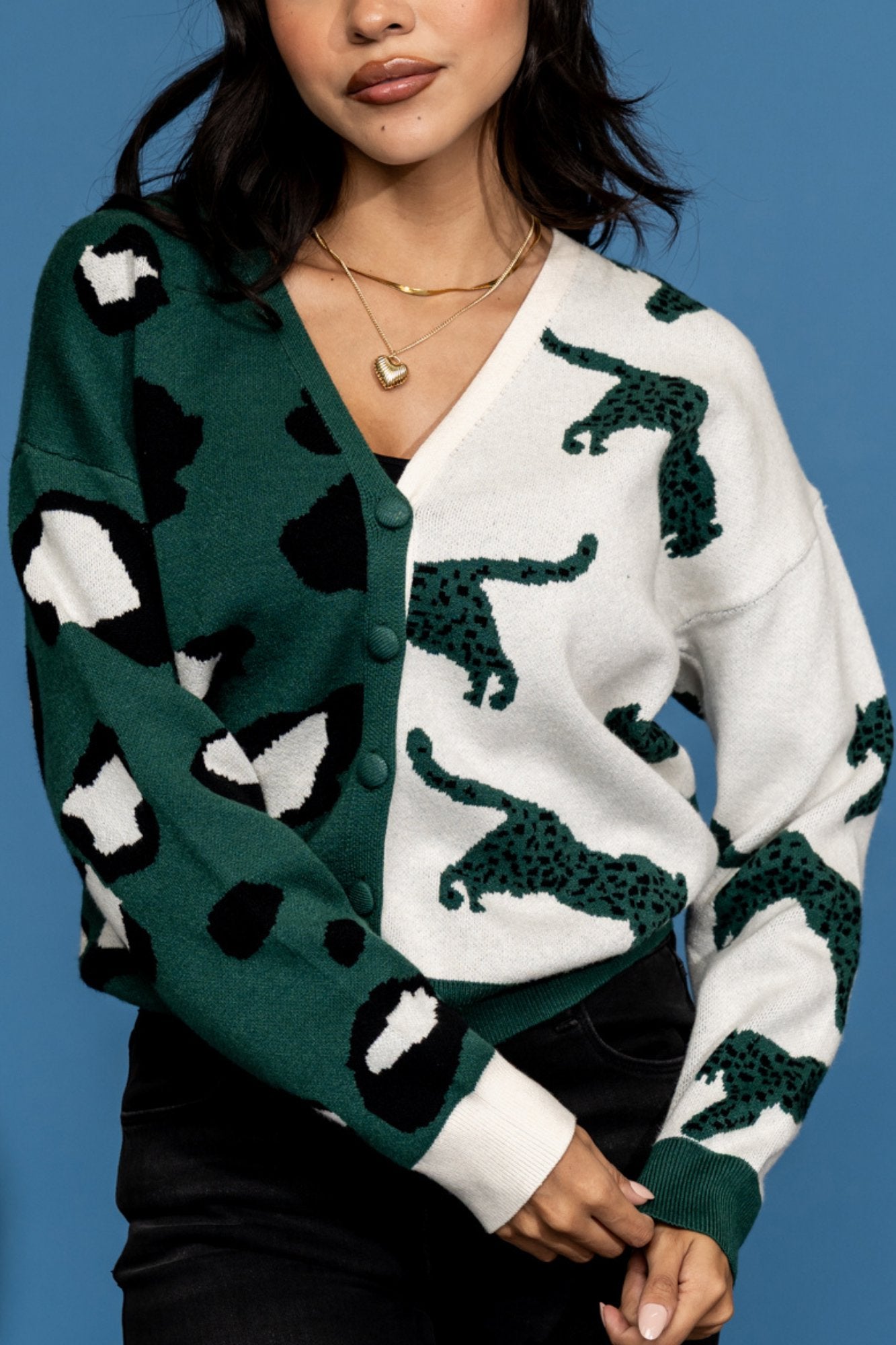 Leopard Luxe Cardigan Clothing Holley Girl 