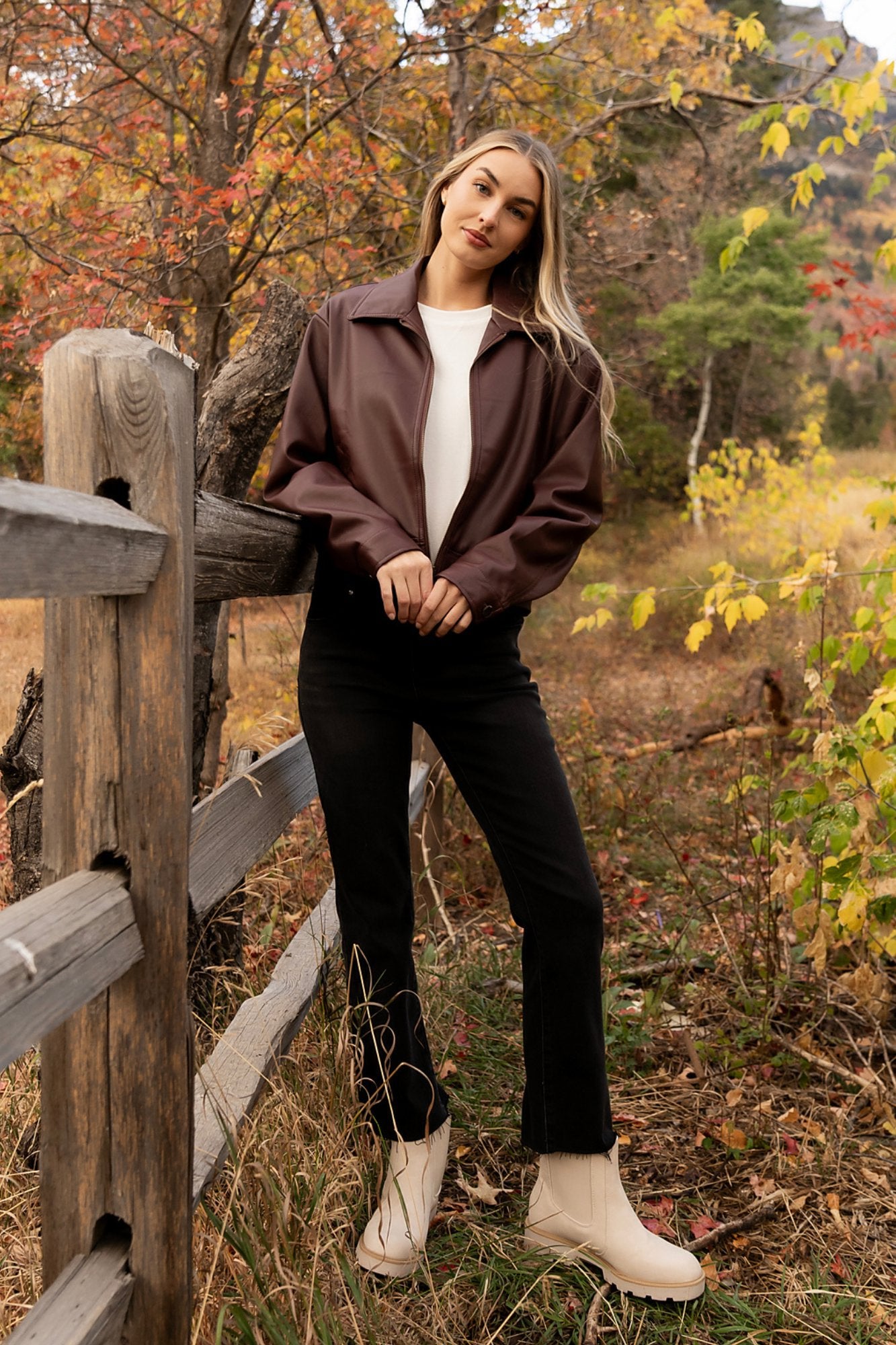 Dark Cherry Jacket Clothing Holley Girl 