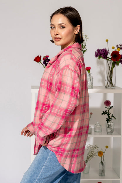 Strawberry Fields Flannel Clothing Holley Girl 