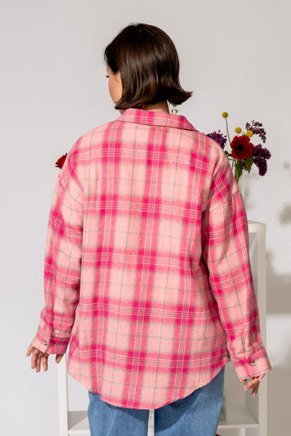 Strawberry Fields Flannel Clothing Holley Girl 