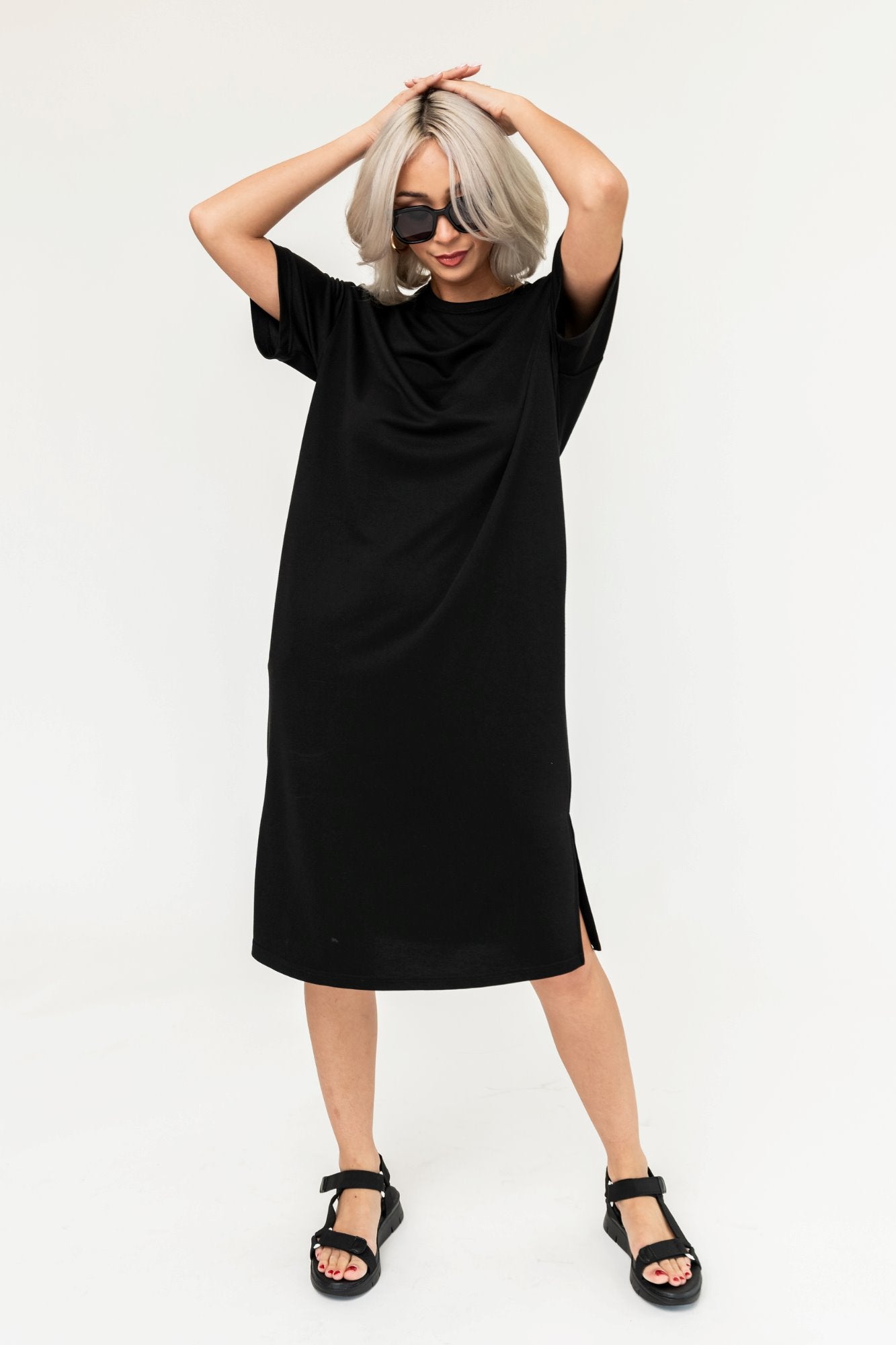 Maeve Dress in Black Holley Girl 