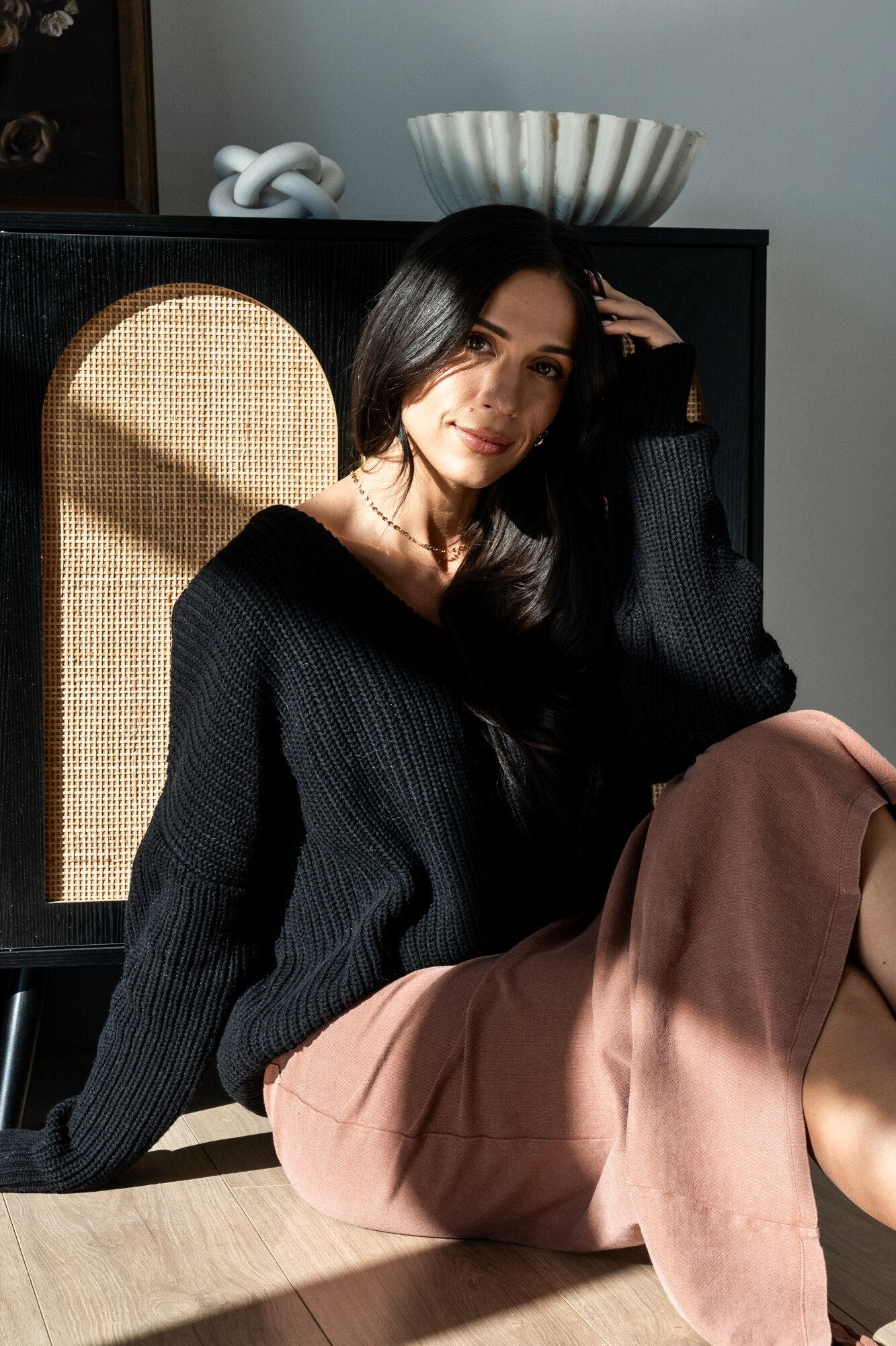 Noir Sweater Clothing Holley Girl 